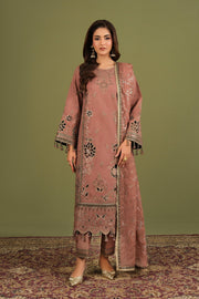Alizeh Fashion Luxe Embroidered Raw Silk Unstitched 3Pc Suit AF-RS-12-Vesper