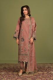Alizeh Fashion Luxe Embroidered Raw Silk Unstitched 3Pc Suit AF-RS-12-Vesper