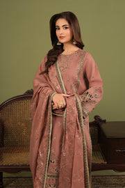 Alizeh Fashion Luxe Embroidered Raw Silk Unstitched 3Pc Suit AF-RS-12-Vesper