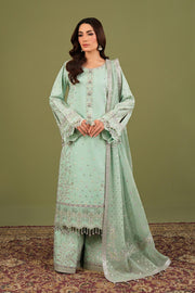 Alizeh Fashion Luxe Embroidered Raw Silk Unstitched 3Pc Suit AF-RS-15-Pearly