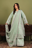 Alizeh Fashion Luxe Embroidered Raw Silk Unstitched 3Pc Suit AF-RS-15-Pearly