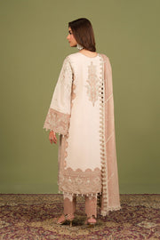 Alizeh Fashion Luxe Embroidered Raw Silk Unstitched 3Pc Suit AF-RS-10-Castor