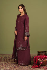 Alizeh Fashion Luxe Embroidered Raw Silk Unstitched 3Pc Suit AF-RS-16-Almas