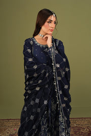 Alizeh Fashion Luxe Embroidered Raw Silk Unstitched 3Pc Suit AF-RS-11-Abaan