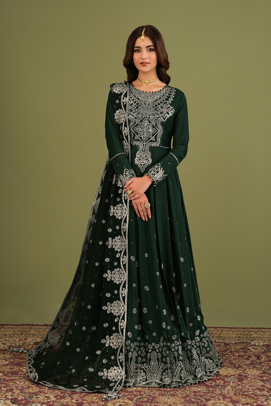 Alizeh Fashion Luxe Embroidered Raw Silk Unstitched 3Pc Suit AF-RS-14-Alice