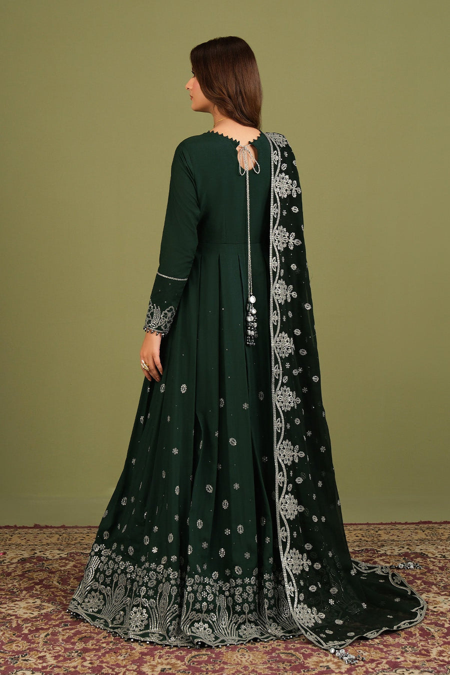 Alizeh Fashion Luxe Embroidered Raw Silk Unstitched 3Pc Suit AF-RS-14-Alice