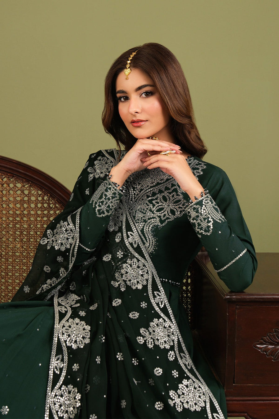 Alizeh Fashion Luxe Embroidered Raw Silk Unstitched 3Pc Suit AF-RS-14-Alice