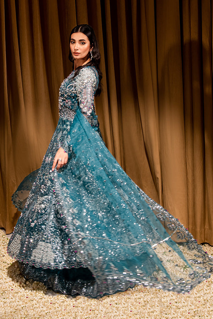 Maria Osama Khan | Noir Bliss Luxury Formals | Ash Mist