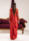 Maria Osama Khan Tiffany Vol-01 Luxury Pret 2Pc Suit - Carnelian