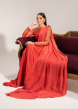 Maria Osama Khan Tiffany Vol-01 Luxury Pret 2Pc Suit - Carnelian