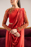 Maria Osama Khan Tiffany Vol-01 Luxury Pret 2Pc Suit - Carnelian