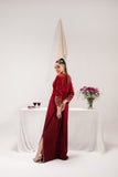 Maria Osama Khan Tiffany Vol-01 Luxury Pret 1Pc Kaftan  - Ruby