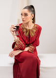 Maria Osama Khan Tiffany Vol-01 Luxury Pret 1Pc Kaftan  - Ruby