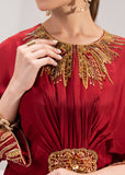 Maria Osama Khan Tiffany Vol-01 Luxury Pret 1Pc Kaftan  - Ruby