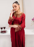 Maria Osama Khan Tiffany Vol-01 Luxury Pret 1Pc Kaftan  - Ruby