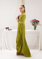 Maria Osama Khan Tiffany Vol-01 Luxury Pret 2Pc Suit - Peridot