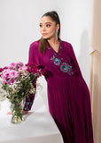 Maria Osama Khan Tiffany Vol-01 Luxury Pret 2Pc Suit - Amethyst