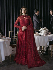 Afrozeh Starlet Luxury Unstitched Embroidered Formal Suit ASOS-V1-05