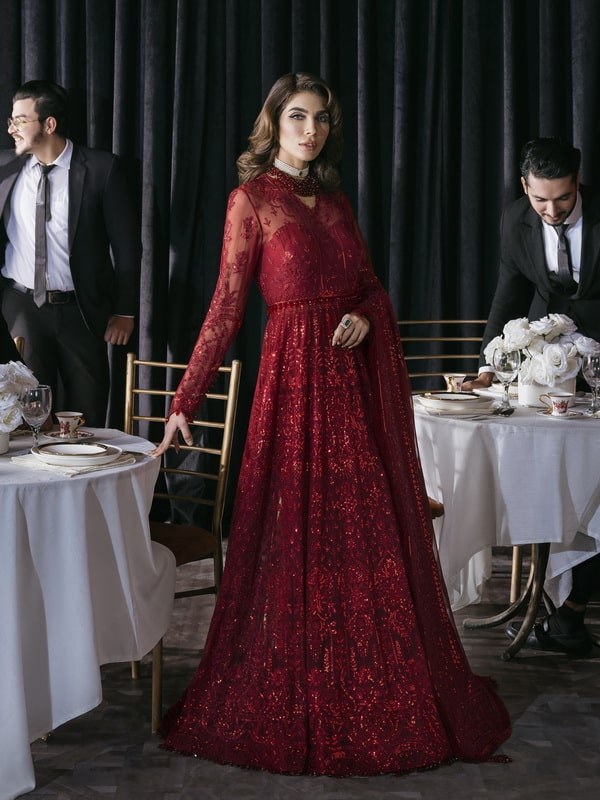 Afrozeh Starlet Luxury Unstitched Embroidered Formal Suit ASOS-V1-05