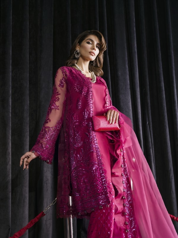Afrozeh Starlet Luxury Unstitched Embroidered Formal Suit ASOS-V1-07