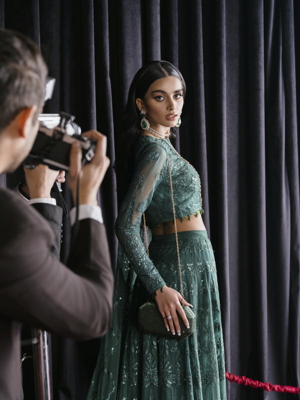 Afrozeh Starlet Luxury Unstitched Embroidered Formal Suit ASOS-V1-01