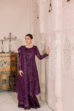 DUA by Alizeh Fashion Embroidered Chiffon Unstitched 3Pc Suit D-3A