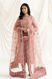 Alizeh Fashion Dua Embroidered Net Unstitched 3Pc Suit DUA-V02D04B