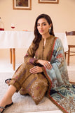 Faiza Faisal FNF Prints Unstitched Lawn 3Pc Suit - DUNE AURA