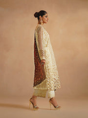 Nayab by Myeesha Embroidered Net Unstitched 3Pc Suit MF23-03 Dur-e-Najaf