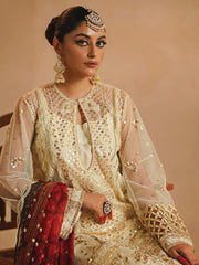 Nayab by Myeesha Embroidered Net Unstitched 3Pc Suit MF23-03 Dur-e-Najaf