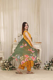 Feathers Threads of Poetry Unstitched Lawn 3Pc Suit Daffodil Dialogue-FT766