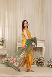 Feathers Threads of Poetry Unstitched Lawn 3Pc Suit Daffodil Dialogue-FT766
