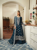 Mysha by Sifa Embroidered Chiffon Unstitched 3Pc Suit - DAHLIA