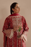 Afrozeh Floral Charm Embroidered Lawn Unstitched 3Pc Suit AL-25-V5-01 Daina