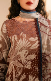 Asifa & Nabeel Meraki Vintage Embroidered Lawn Unstitched 3Pc Suit MVL25-07 Darcheeni