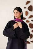 Farasha Summer Melody Embroidered Lawn Unstitched 3Pc Suit - Dark Desire