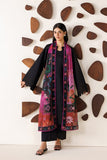 Farasha Summer Melody Embroidered Lawn Unstitched 3Pc Suit - Dark Desire