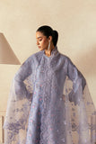 Afrozeh Daybreak Embroidered Lawn Unstitched 3Pc Suit - DAWN DUSTED