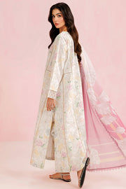 Farasha Summer Essentials Embroidered Lawn Unstitched 3Pc Suit - Day Lily