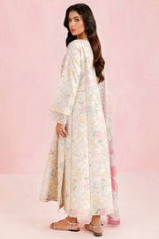 Farasha Summer Essentials Embroidered Lawn Unstitched 3Pc Suit - Day Lily