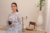 Feathers Nayab Unstitched Digital Printed Lawn 3Pc Suit DECENT LILY-FT256