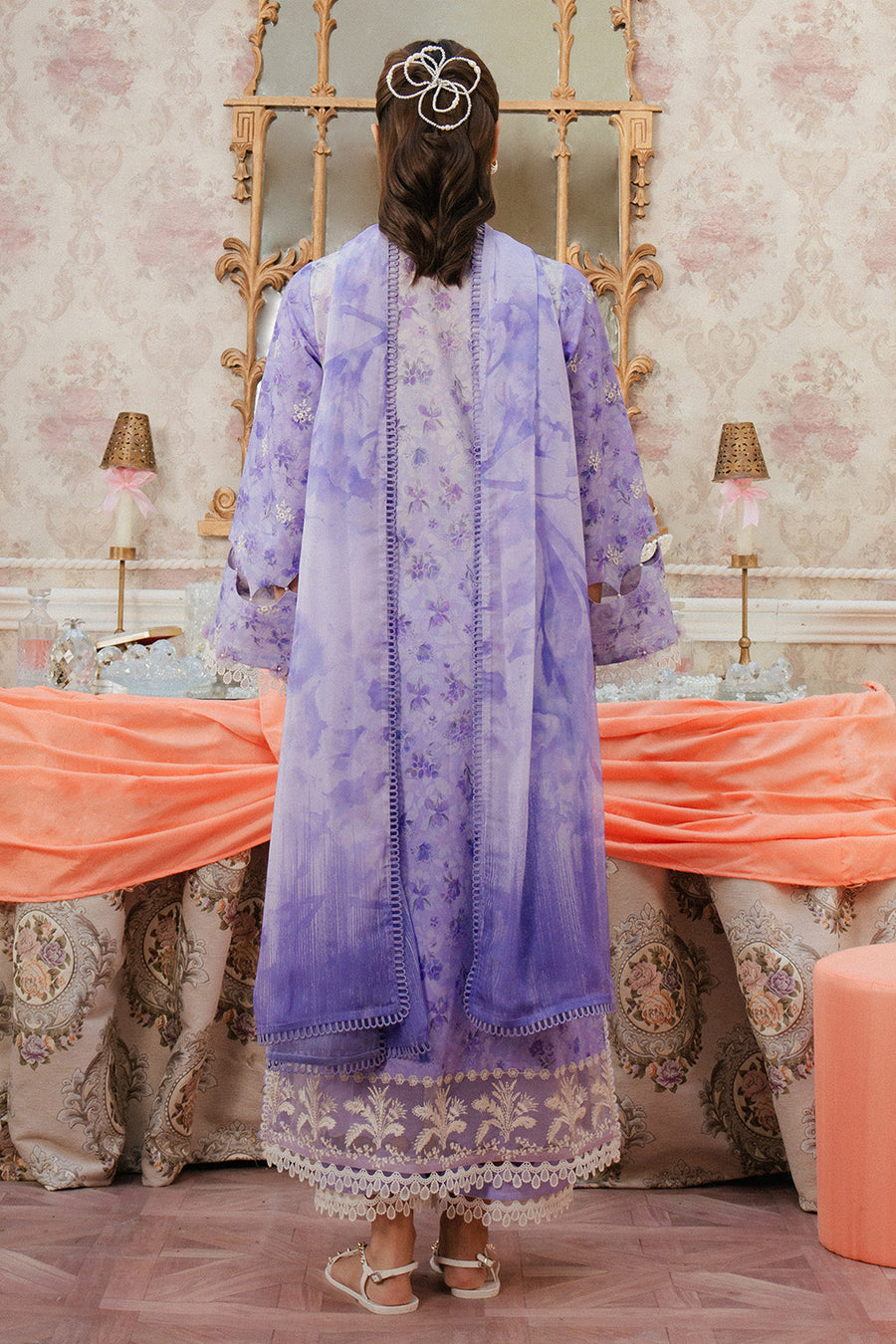 Ayzel Armelia Unstitched Printed Lawn 3Pc Suit AL-25-V1-10 Delilah