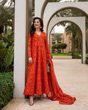 Faiza Saqlain AYA Embroidered Luxury Lawn Unstitched 3Pc Suit - DENISA