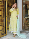 Maya by Faiza Faisal Embroidered Luxury Lawn Unstitched 3Pc Suit - Derya