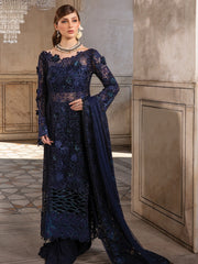 Rang Rasiya Shehnaiyan Embroidered Net Unstitched 3Pc Suit D-02 Malika