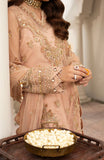Zarin by Eleshia Unstitched Embroidered Net 3Pc Suit D-02 Leena