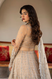 Zarin by Eleshia Unstitched Embroidered Net 3Pc Suit D-03 Elayne