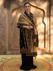 Rang Rasiya Shehnaiyan Embroidered Velvet Unstitched 3Pc Suit D-03 Heer