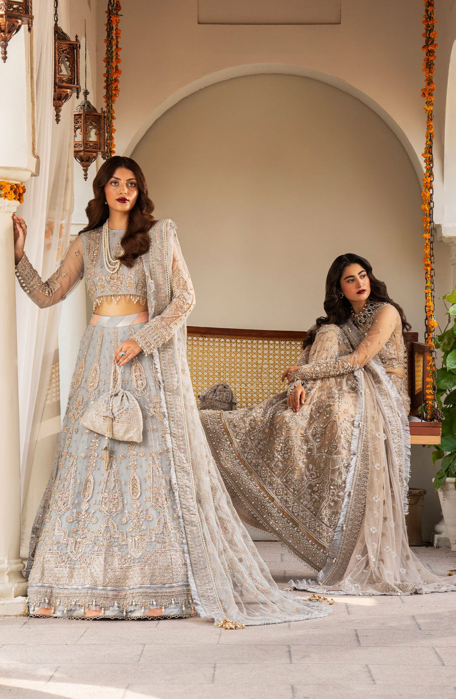 Zarin by Eleshia Unstitched Embroidered Net 3Pc Suit D-04 Nerisa