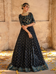 Rang Rasiya Shehnaiyan Embroidered Velvet Unstitched 3Pc Suit D-04 Sheherzade